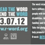Take the pledge against the word retard