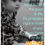 Finding the good 